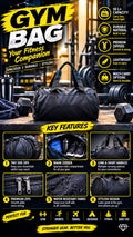 PREMIUM GYM BAG(10 LITER CAPACITY)