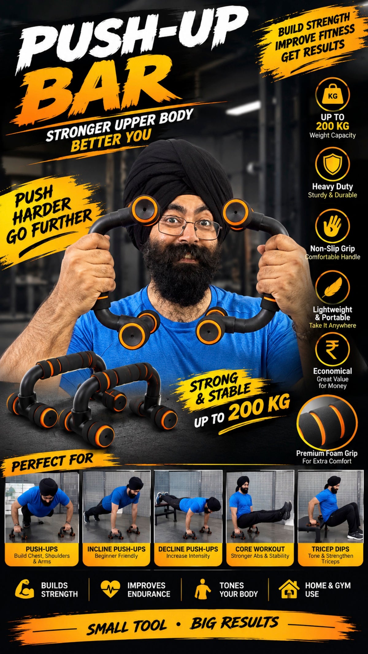 PUSH UP BAR