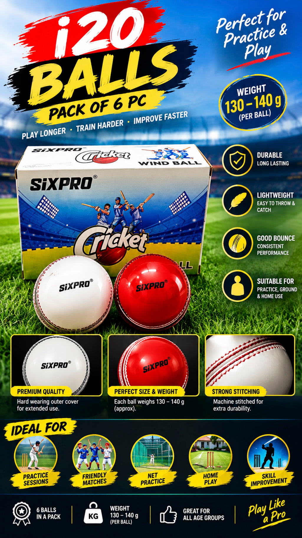 I20 balls (6pc)