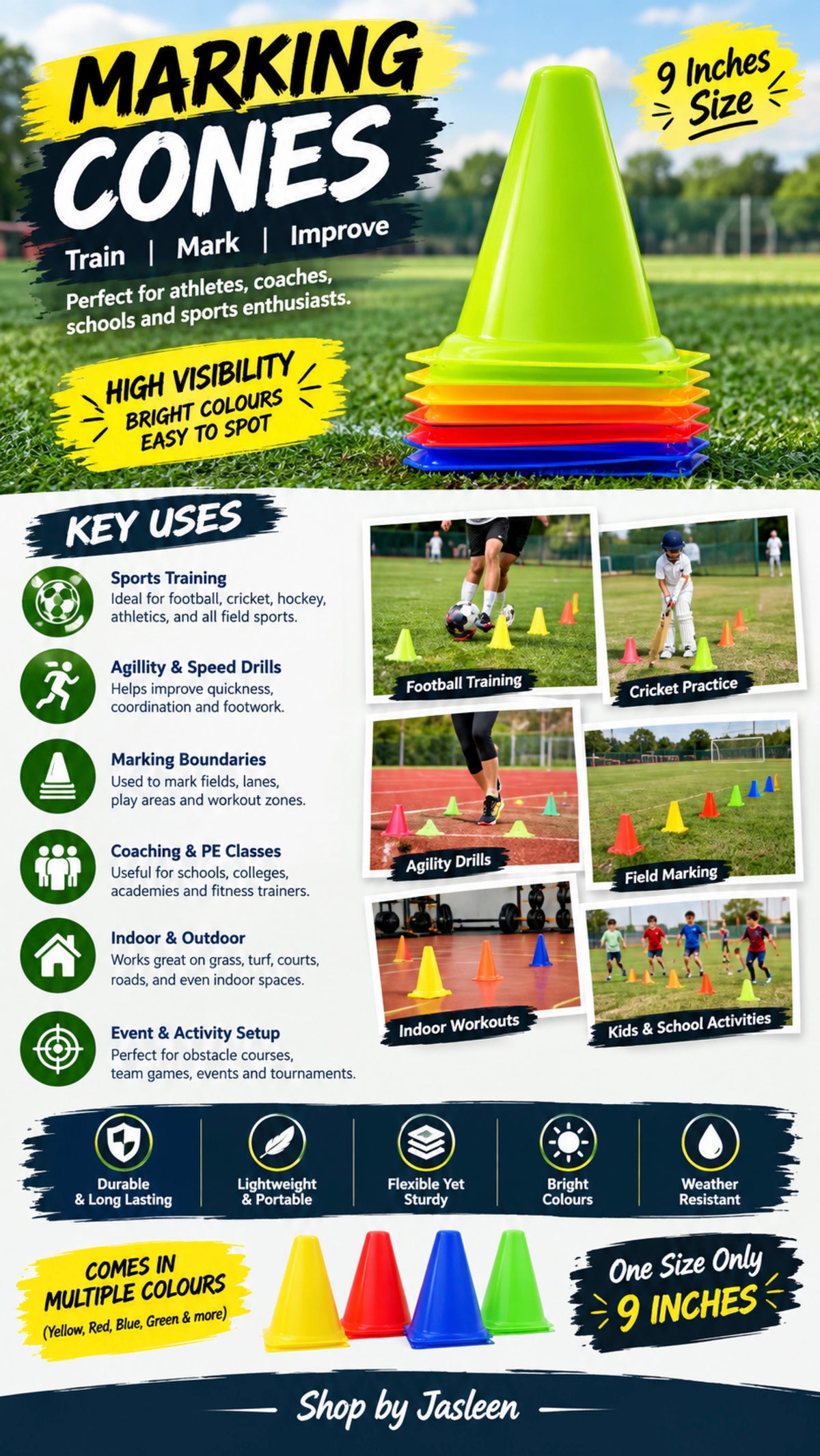 MARKING CONES (6pc)