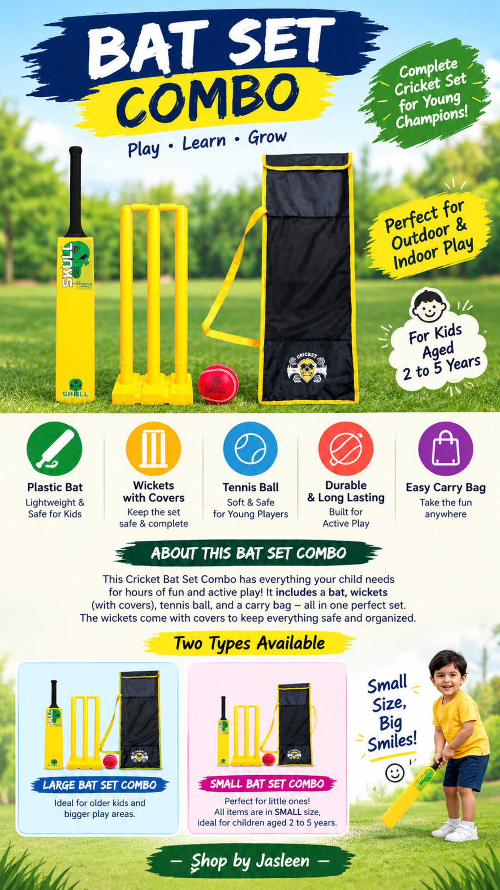 BAT SET COMBO (large/small)