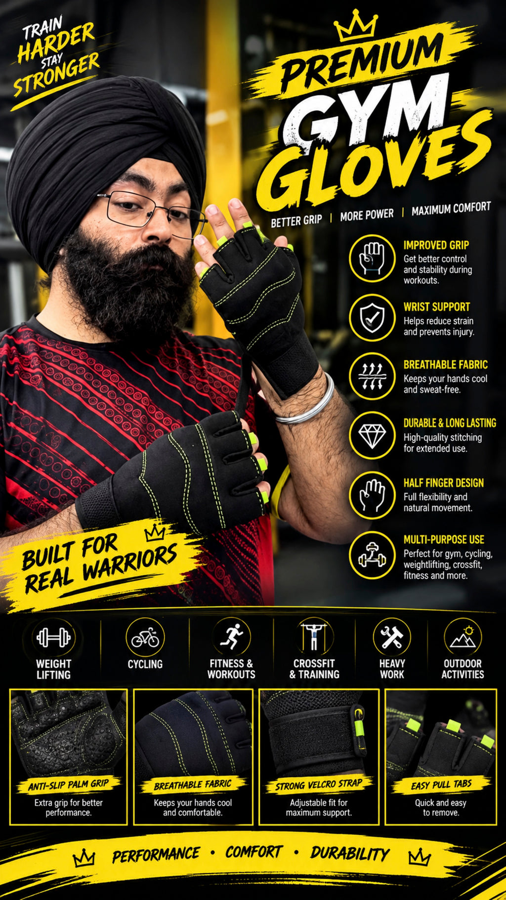 PREMIUM GYM GLOVES