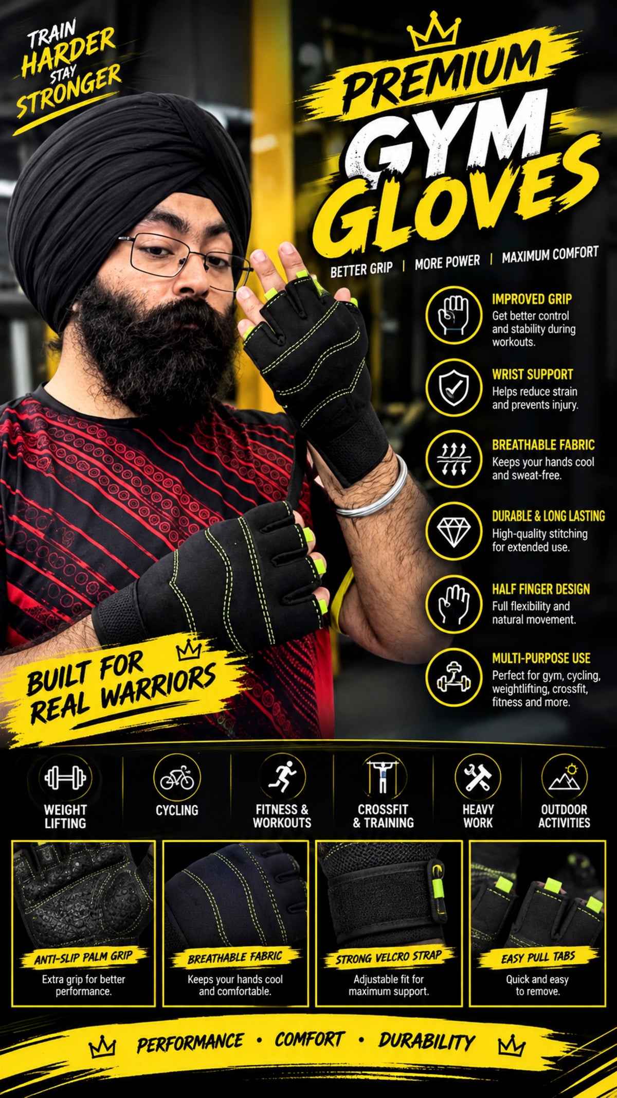 PREMIUM GYM GLOVES
