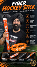 FIBER HOCKEY STICK