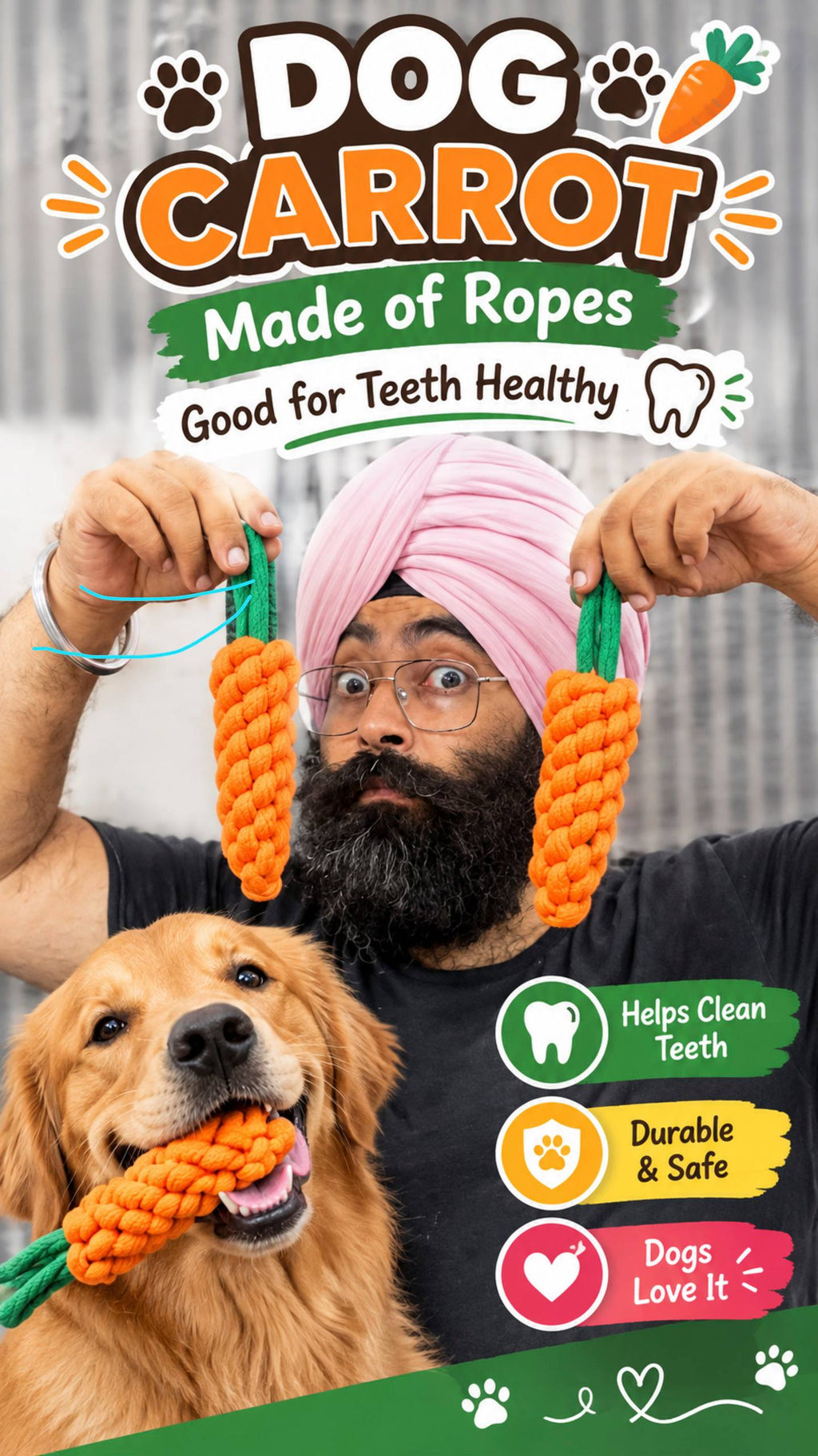 DOG CARROT (2pc)